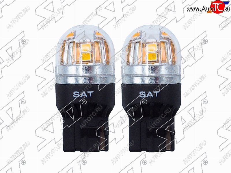 779 р. Лампа дополнительного освещения 12V WY21W 2.8W320LM Canbus LED (Комплект 2 шт.) SAT ST-175-0067  с доставкой в г. Вологда