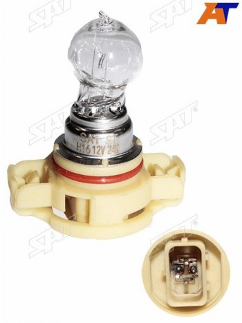 Лампа головного освещения галогенная H16 PSX24W 12V24W (Цоколь H16 Евро) SAT ST-175-0080