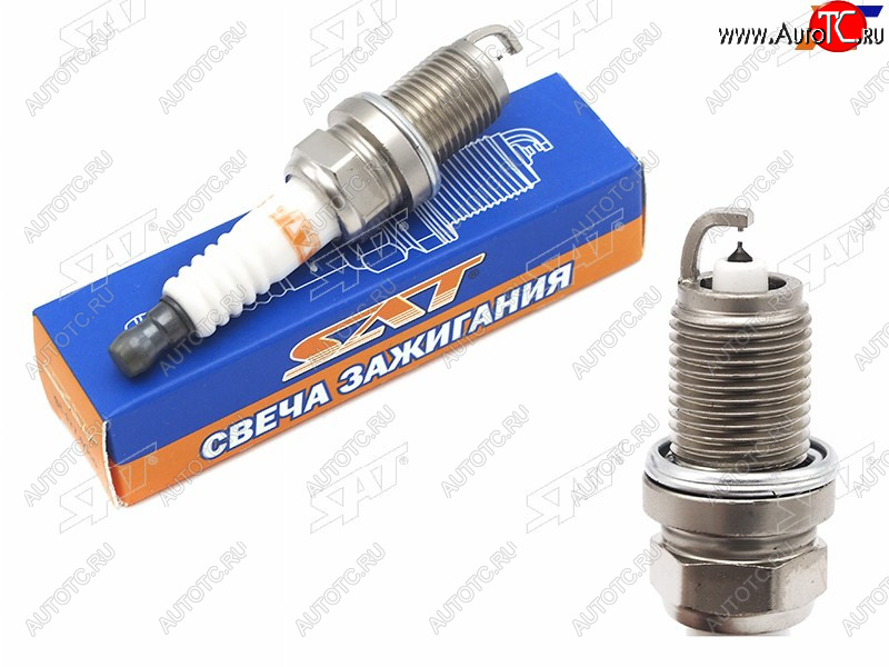 379 р. Свеча зажигания AUDI A3A4A6RENAULT LOGANDUSTER 04-SKODA OCTAVIA 04-RAPID 12-VW GOLFJETTA 05- SAT ST-177-0010  с доставкой в г. Вологда