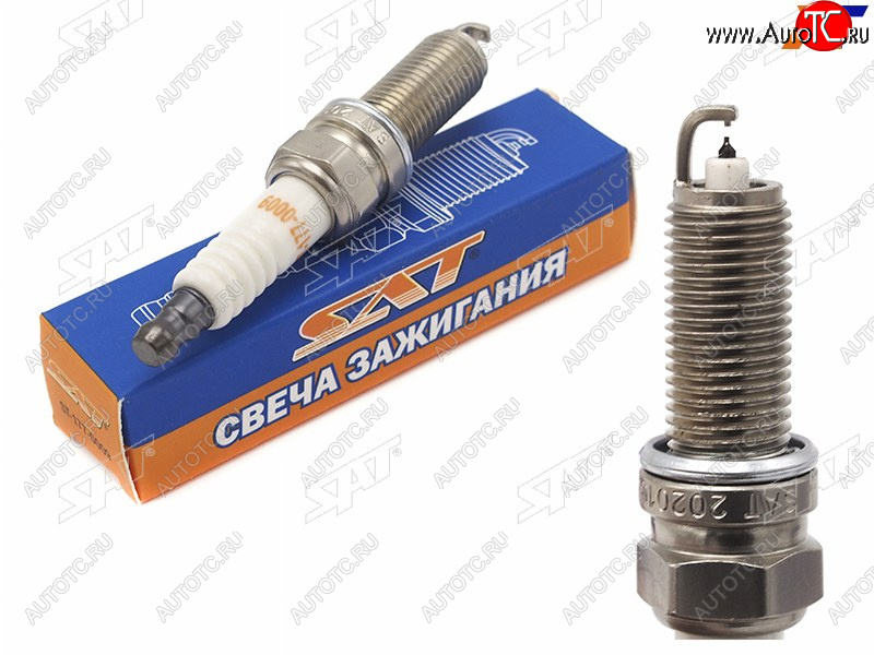 439 р. Свеча зажигания HYUNDAI IX35SANTA FESONATATUCSON 12-KIA OPTIMASORENTOSPORTAGE 2.4 12- SAT ST-177-0009  с доставкой в г. Вологда