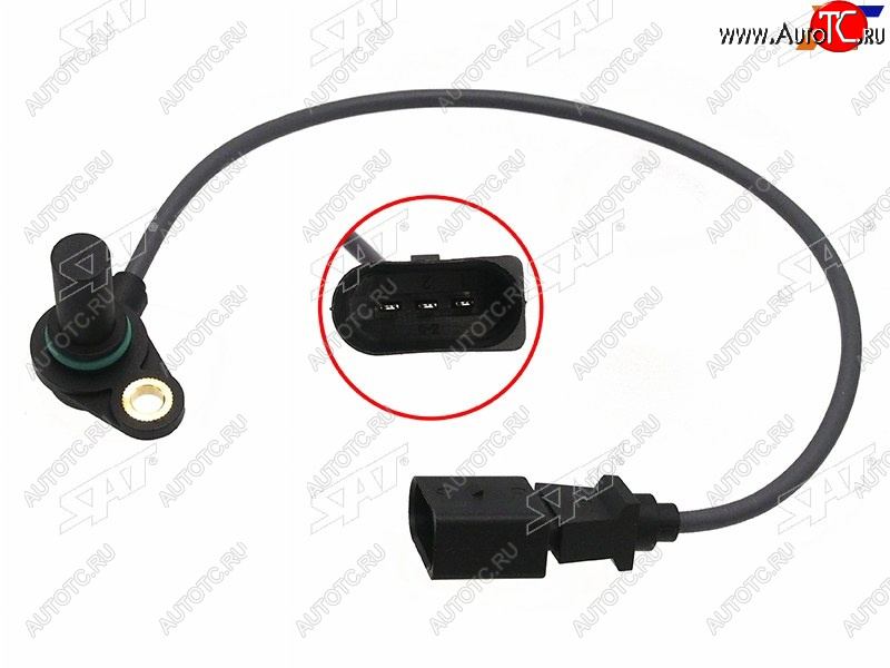 849 р. Датчик положения коленчатого вала VW GOLF 98-10 JETTA 99-07 OCTAVIA 97-11 AUDI A3 97-03 SAT ST-193-0049  с доставкой в г. Вологда