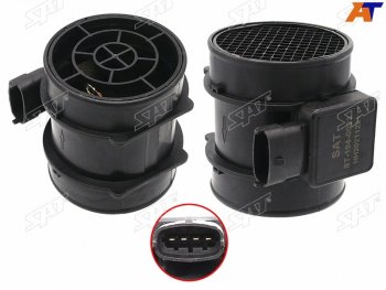 Расходомер воздуха OPEL ASTRA G 98-05 ASTRA H 04-10 CORSA C 00-06 VECTRA B 95-03 VECTRA C 02-08  SAT ST-194-0033