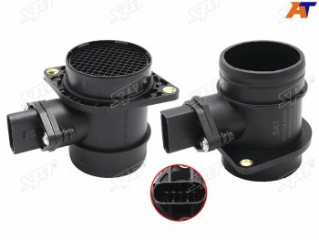 Расходомер воздуха VW GOLF 00-10 JETTA 99-09 TOUAREG 03-10 SAT ST-194-0046