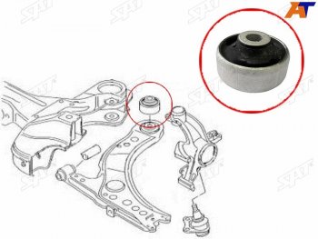 Сайлентблок Audi A3 96-03  Skoda Octavia 96-13  Rapid 12-  Volkswagen Golf 97-06  Polo 05-22  A SAT ST-1J0407181