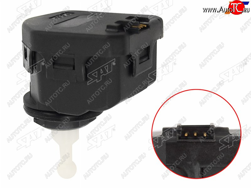 1 389 р. Моторчик фары VW PASSAT B5 00-05AUDI A4 94-01GOLF IV 97-03 SAT ST-1J0941295C  с доставкой в г. Вологда