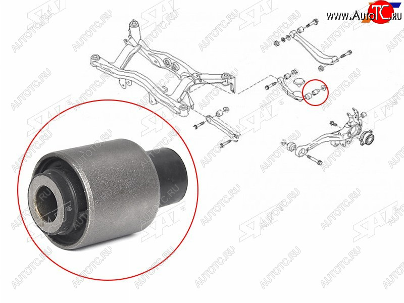 299 р. Сайлентблок Subaru Legacy 98-09  Outback 98-09  Legacy B4 98-03 SAT ST-20254-AE040  с доставкой в г. Вологда