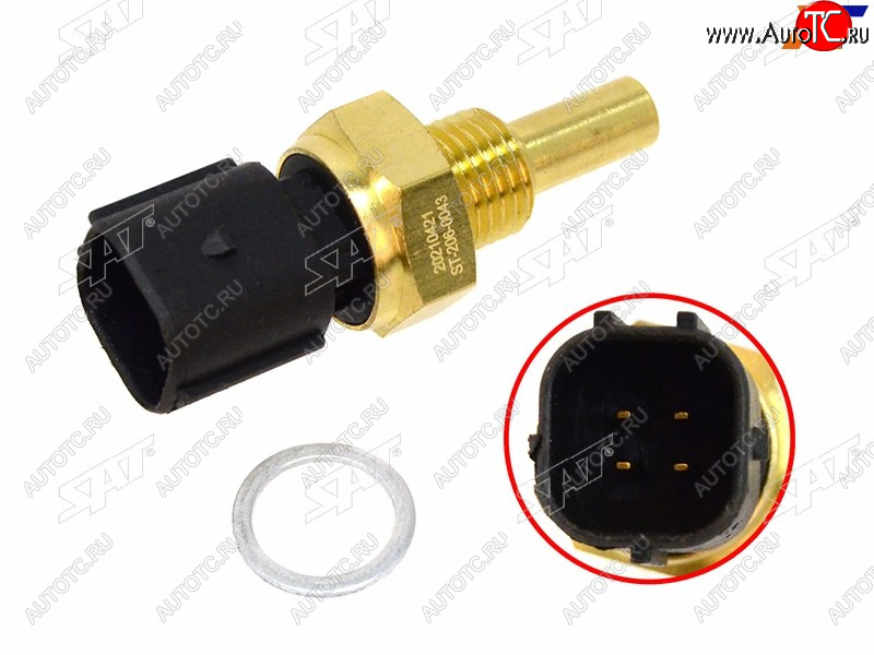 439 р. Датчик температуры ОЖ MERCEDES W210 96-02 W202 93-00 SPRINTER 95-06 VW LT 28-35 96-06              SAT ST-206-0043  с доставкой в г. Вологда