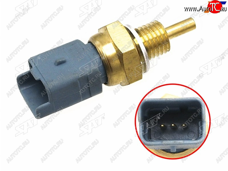 207 р. Датчик температуры ОЖ PEUGEOT 206 02-08 207 07-12 306 97-02 02-10 3074 00-10 BOXER 94-02 SAT ST-206-0081  с доставкой в г. Вологда