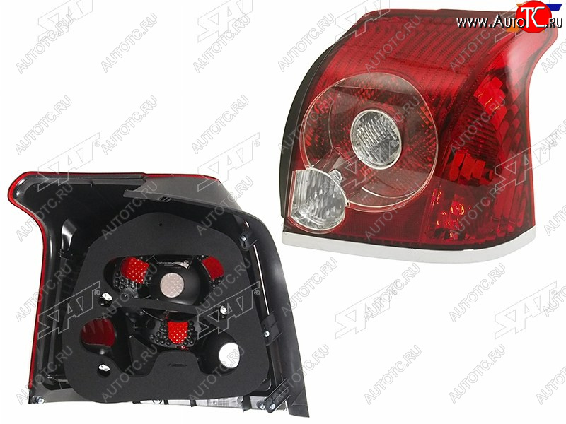 4 749 р. Фонарь задний правый SAT  Toyota Avensis  T250 седан (2006-2008) рестайлинг  с доставкой в г. Вологда