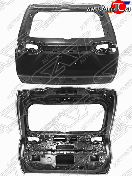 25 949 р. Дверь багажника SAT Toyota RAV4 XA50 5 дв. дорестайлинг (2018-2025)  с доставкой в г. Вологда