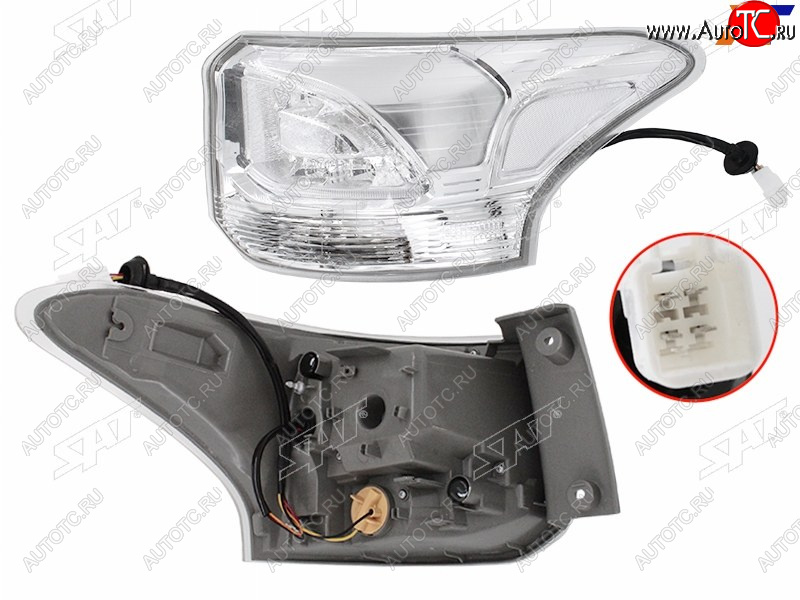 7 399 р. Фонарь задний правый (внешний, LED) SAT  Mitsubishi Outlander  GF (2014-2016) 1-ый рестайлинг  с доставкой в г. Вологда