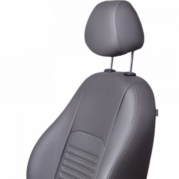 8 999 р. Комплект чехлов для сидений, (РЗСиС 60/40 Илана+Орегон), ТУРИН Lord Autofashion Chevrolet Niva 2123 дорестайлинг (2002-2008) (серый, вставка серая, строчка серая)  с доставкой в г. Вологда. Увеличить фотографию 5