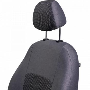 4 849 р. Комплект чехлов для сидений (РЗС 60/40 3Г Жаккард) Дублин Lord Autofashion Mitsubishi ASX дорестайлинг (2010-2012) (серый, вставка Сеул серая)  с доставкой в г. Вологда. Увеличить фотографию 10