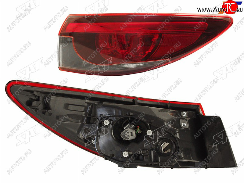 15 599 р. Фонарь задний правый (внешний) SAT  Mazda 6  GJ (2015-2018) 1 рестайлинг универсал, 1-ый рестайлинг седан  с доставкой в г. Вологда