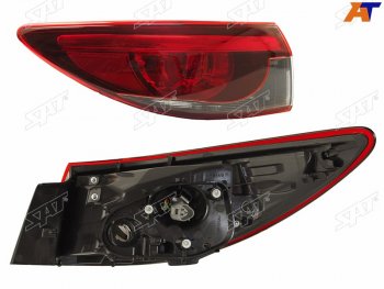15 599 р. Фонарь задний левый (внешний) SAT Mazda 6 GJ 1-ый рестайлинг седан (2015-2018)  с доставкой в г. Вологда. Увеличить фотографию 2