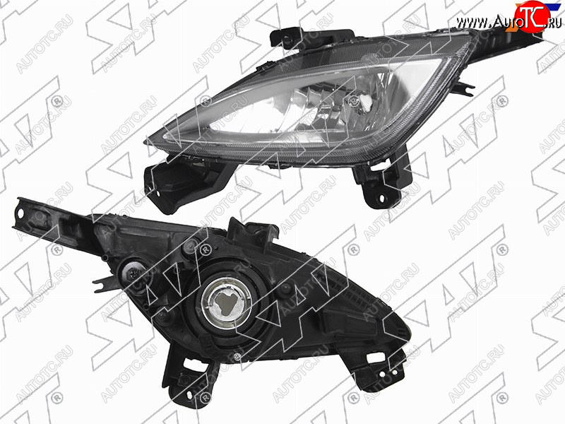 3 079 р. Левая противотуманная фара SAT Hyundai I30 2 GD дорестайлинг универсал (2011-2015)  с доставкой в г. Вологда