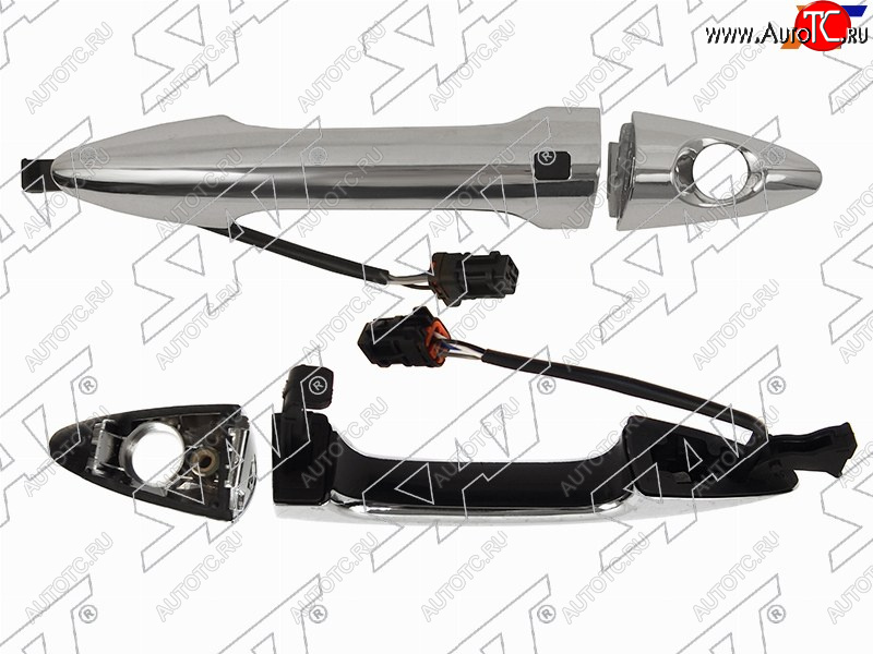2 599 р. Ручка двери Kia Rio 11-17 (Спереди Слева SMART KEY) SAT ST-226-0039  с доставкой в г. Вологда