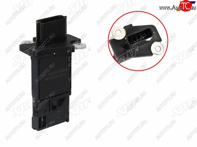 3 099 р. Датчик расхода воздуха ZD30YD25HR15HR16MR20QG13QG15QG18VQ25VQ35VQ37VQ40VK56QR25M9R NIS SAT ST-22680-7S000  с доставкой в г. Вологда