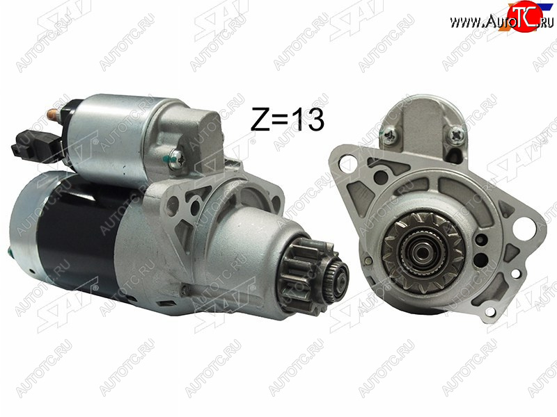 4 099 р. Стартер Nissan Murano 02-08  Primera 01-08  Serena 99-05  Teana 03-08 (1,4 kW Z=13 (короткое ух SAT ST-23300-8H300  с доставкой в г. Вологда