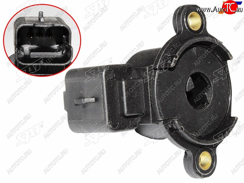 1 499 р. Датчик положения дроссельной заслонки PEUGEOT 306 93-02307 00-10406 95-04 CITROEN BERLINGO 96-11 SAT ST-250-0013  с доставкой в г. Вологда