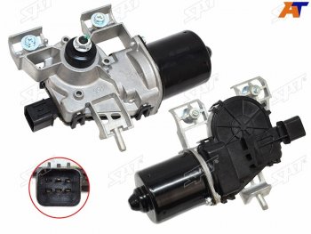 Мотор трапеции стеклоочистителя Hyundai Solaris 17-20  Kia Rio 16-20  Hyundai Accent 17-22 SAT ST-299-0002