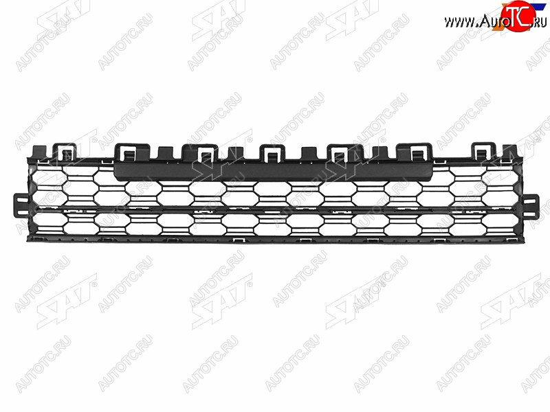 1 249 р. Нижняя решетка переднего бампера SAT Skoda Octavia A8 универсал (2019-2022) (под хром молдинг)  с доставкой в г. Вологда