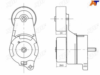 Натяжитель приводного ремня ACURA MDXCHEVROLET AVEOHONDA ACCORDPILOTLAND ROVER SAT ST-31170-RCA-A01