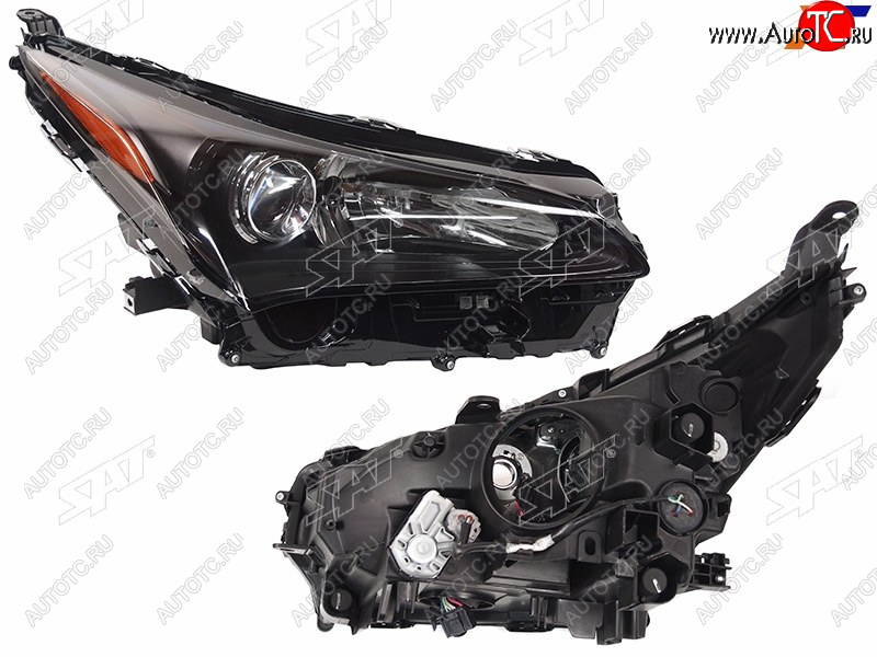 14 799 р. Фара правая (LED, с электрокорректором) SAT Lexus NX200 Z10 дорестайлинг (2014-2017)  с доставкой в г. Вологда