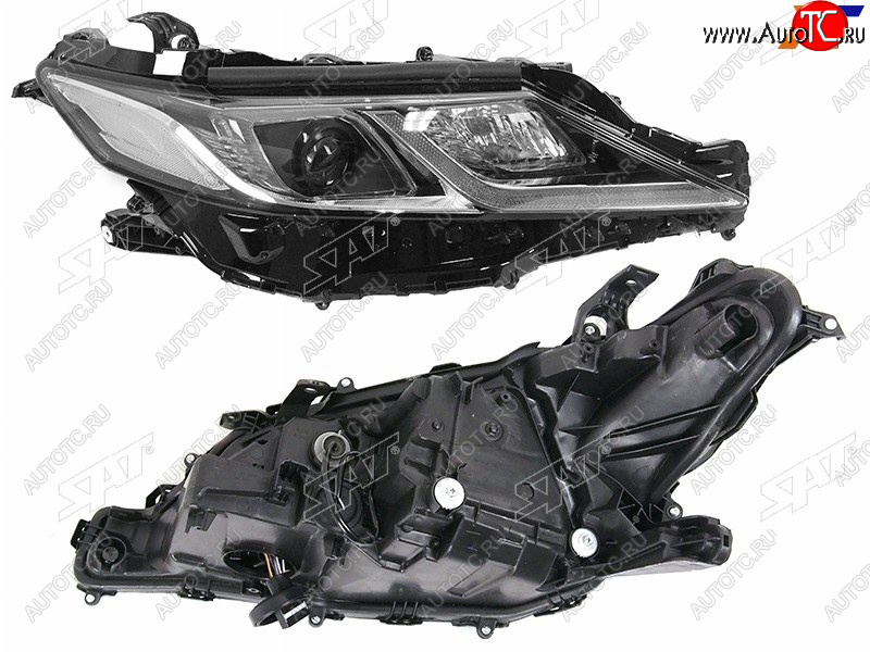 19 999 р. Фара правая (1 LED полоса) SAT  Toyota Camry  XV70 (2020-2025) рестайлинг  с доставкой в г. Вологда