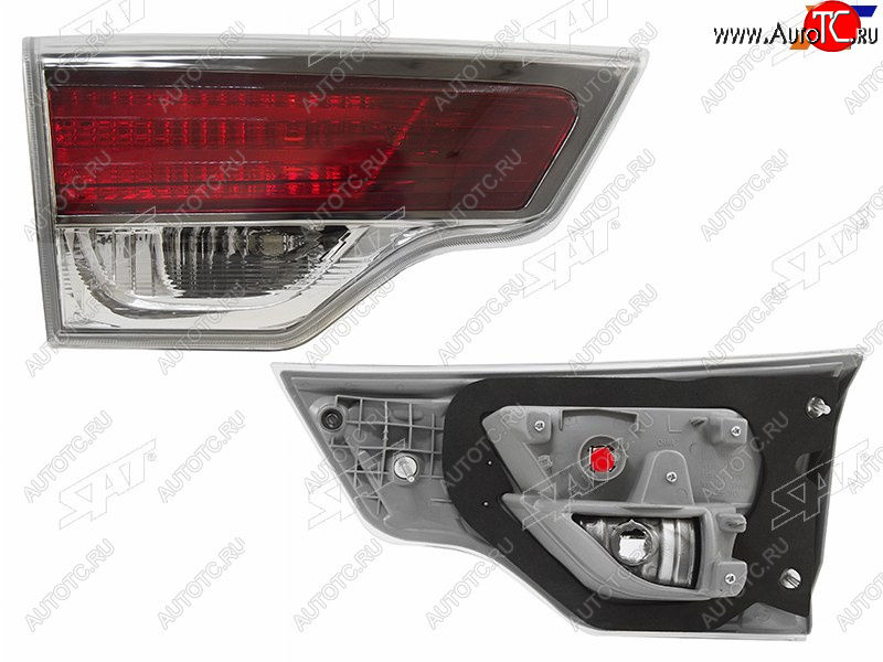3 089 р. Левый фонарь (внутренний) SAT Toyota Highlander XU50 дорестайлинг (2013-2017) с доставкой в г. Вологда Увеличить фотографию 1 3 089 р. Левый фонарь (внутренний) SAT Toyota Highlander XU50 дорестайлинг (2013-2017) с доставкой в г. Вологда