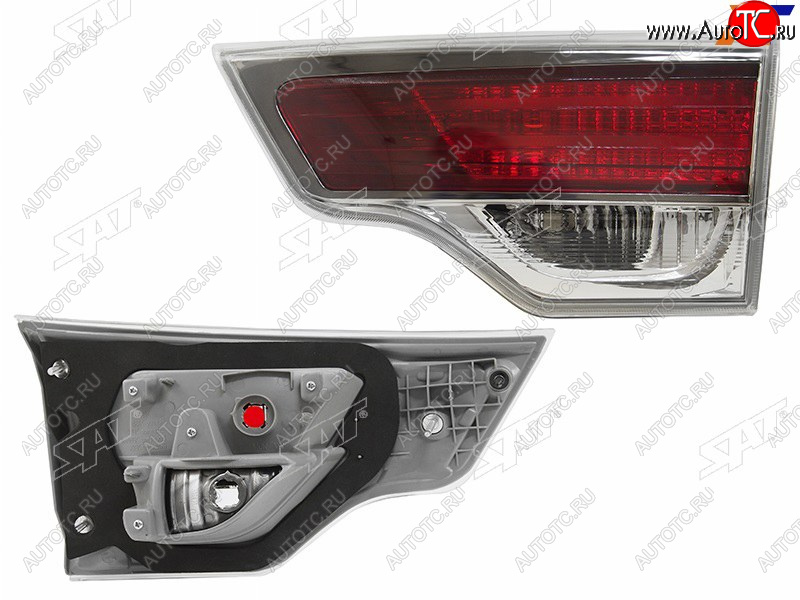 3 089 р. Правый фонарь (внутренний) SAT Toyota Highlander XU50 дорестайлинг (2013-2017) с доставкой в г. Вологда Увеличить фотографию 1 3 089 р. Правый фонарь (внутренний) SAT Toyota Highlander XU50 дорестайлинг (2013-2017) с доставкой в г. Вологда