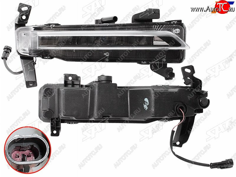 3 199 р. Ходовые огни Chery Tiggo 8 Pro 21-  Tiggo 8 Pro Max 22-24 (Слева) SAT ST-327-CHTG8PROL  с доставкой в г. Вологда