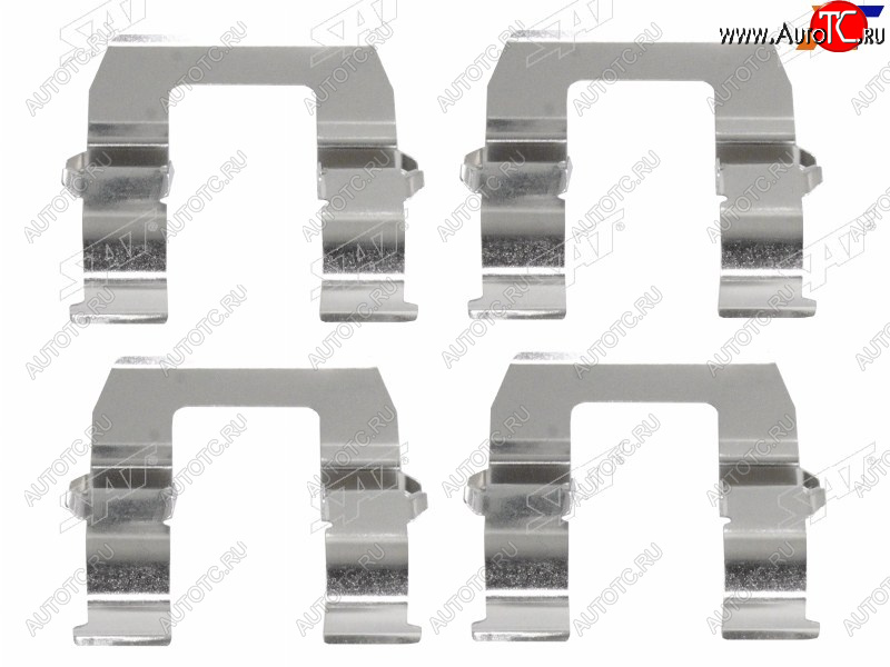 137 р. Комплект монтажный тормозных колодок FR MITSUBISHI AIRTREKOUTLANDERCOLTLANCERGALANTPAJERO SAT ST-349-0023  с доставкой в г. Вологда