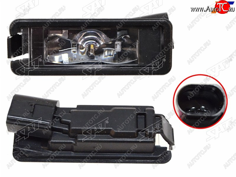689 р. Подсветка номерного знака Volkswagen Polo 20-22 SAT ST-396-0009  с доставкой в г. Вологда
