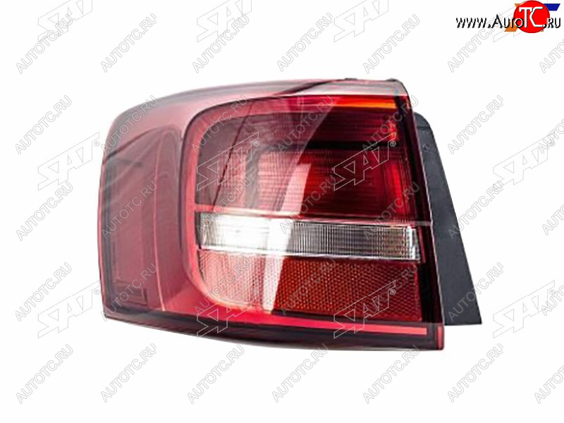 4 799 р. Фонарь задний левый SAT Volkswagen Jetta A6 седан рестайлинг (2015-2018)  с доставкой в г. Вологда