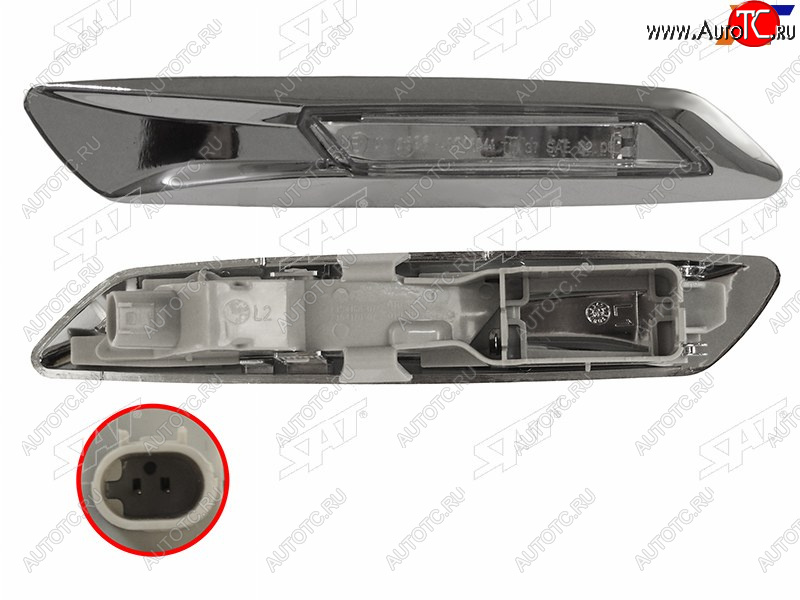 1 179 р. Поворот BMW 5-Series 09-13 (Слева) SAT ST-444-1415L-AQ  с доставкой в г. Вологда