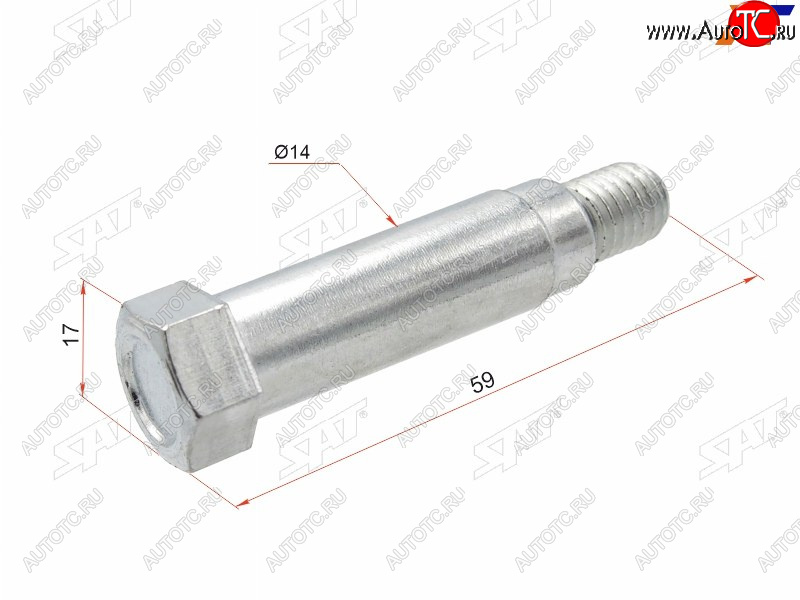 93 р. Направляющая RR суппорта TOYOTA CAMRY ACV30,SXV20,Vista SV5#, Caldina 24# SAT ST-47715-32020  с доставкой в г. Вологда