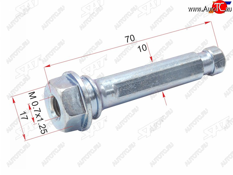 118 р. Направляющая суппорта TOYOTA MANY SAT ST-47715-22070  с доставкой в г. Вологда