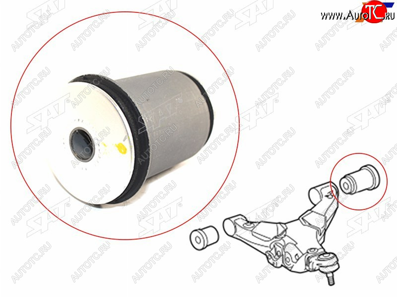 1 339 р. Сайлентблок Toyota Land Cruiser (J200) 07-21  Lexus LX 07-23  Toyota Sequoia 07-17  Tundra 06-22 SAT ST-48655-60040  с доставкой в г. Вологда