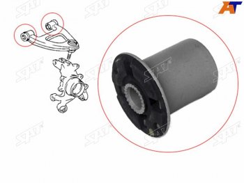 389 р. Сайлентблок заднего  верхнего рычага TOYOTA MARK 2CHASERCRESTA GX100 1996-2001                     SAT ST-48702-30090  с доставкой в г. Вологда. Увеличить фотографию 1