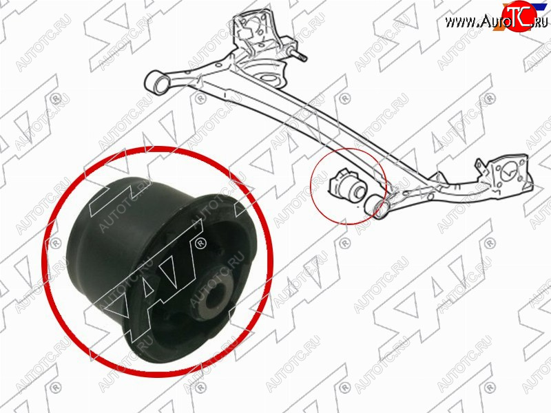 839 р. Сайлентблок Toyota Corolla (E180) 12-19  Corolla Fielder (E160) 12-  Prius (ZVW30,ZVW50) 09-23  R SAT ST-48725-52060  с доставкой в г. Вологда
