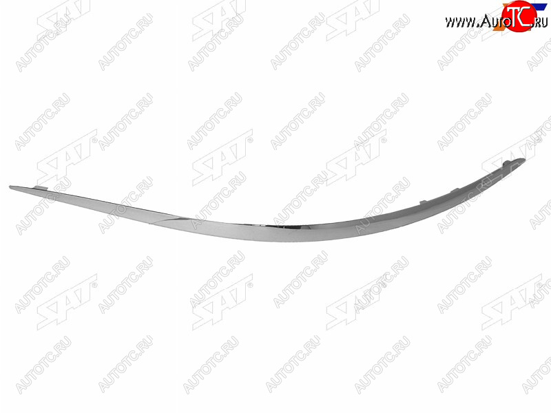 1 079 р. Молдинг бампера RH хром SAT  Mercedes-Benz E-Class  W211 (2006-2009) рестайлинг седан  с доставкой в г. Вологда