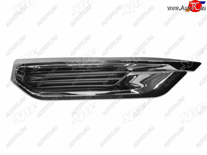 1 579 р. Молдинг бампера заднего HAVAL F7F7x 19-22 LH хром SAT ST-50-0047  с доставкой в г. Вологда