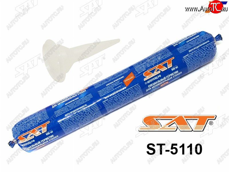 449 р. Герметик полиуретановый SAT (фолиевая туба) 600ML SAT ST-5110  с доставкой в г. Вологда