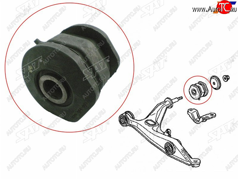 429 р. Сайлентблок Honda Civic 95-00  Civic Ferio 95-00  CR-V 95-01  Stepwgn 96-05 (Перед) SAT ST-51391-S04-005  с доставкой в г. Вологда