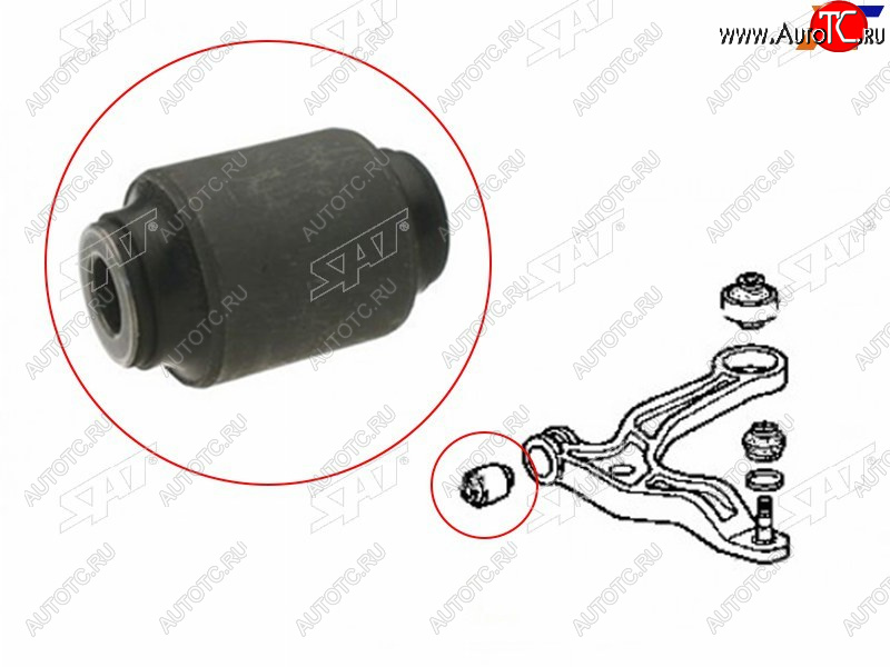 439 р. Сайлентблок переднего рычага FR SAT  Honda Pilot  YF1 (2002-2005) дорестайлинг  с доставкой в г. Вологда