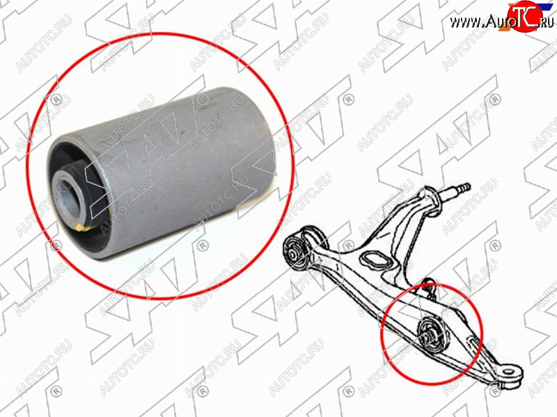 349 р. Сайлентблок Honda Civic 95-00  Civic Ferio 95-00  CR-V 95-01  Domani 97-00 (Перед) SAT ST-51810-S04-G00  с доставкой в г. Вологда