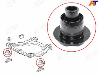 789 р. Сайлентблок Toyota Camry (XV40,XV50) 06-21  Lexus ES 06-18  Toyota Avalon 04-15  Camry UAEUSA 06 SAT ST-52211-33090  с доставкой в г. Вологда. Увеличить фотографию 2