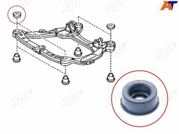 228 р. Сайлентблок Toyota Harrier (XU30) 03-13  Lexus RX 03-15  Toyota Highlander 00-07  Kluger V 00-07 SAT ST-52213-28020  с доставкой в г. Вологда. Увеличить фотографию 2