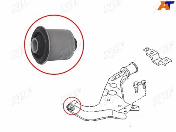 399 р. Сайлентблок Nissan Pathfinder 95-04  Terrano 95-02  Infiniti QX4 96-03  Nissan Elgrand 97-02 SAT ST-54560-0W000  с доставкой в г. Вологда. Увеличить фотографию 3